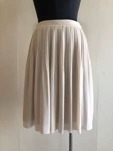 *INDIVI Indivi pleat manner soft skirt 36*B