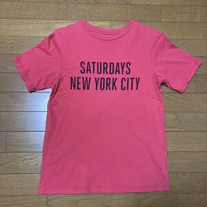 SATURDAYS SURF NYC 半袖 Tシャツ サタデーズ サーフ ニューヨークシティ 赤