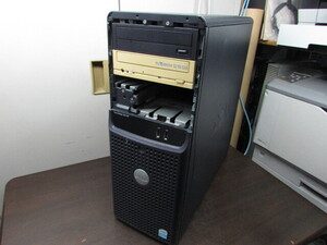 【YDT0959】★DELL PowerEdge SC430 Pentium4 2.8GHz/1GB/HD欠品/DVD/OS無 本体のみ BIOS確認のみ Fパネル欠品★中古