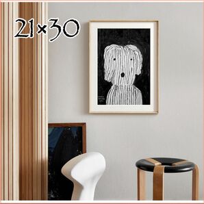 アートプリント 韓国 インテリア雑貨 ポスター 北欧風 アート 絵画風 プリント 壁掛け 壁飾り 壁 絵 犬 おしゃれ 