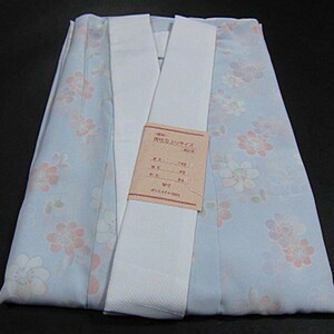 洗える長襦袢！　新品【御仕立上】　半衿付き　高級長襦袢　桜の花模様　Mサイズ！