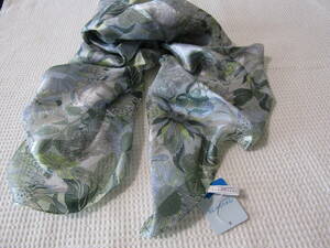 4 новый товар Liberty Inter режим шарф шелк шелк 100% примерно 82X82. уборная возможность сделано в Японии цветочный принт не использовался нестандартная пересылка. стоимость доставки 94 иен 