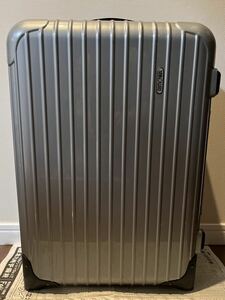  Rimowa RIMOWA salsa silver lustre 2 wheel machine inside bringing in 32L suitcase Toro Lee ko Logo ro travel bag 