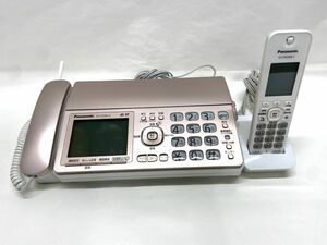 【D994】パナソニック FAX おたっくす KX-PZ300DL-N ピンクゴールド 子機付き 固定電話 家電 家庭用 ファックス