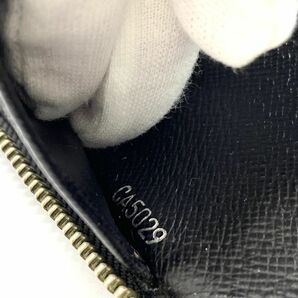 【E115】ルイヴィトン ジッピーオーガナイザー ウォレット 長財布 ダミエ グラフィット ブラック/黒 メンズ LOUIS VUITTON 中古 bの画像9