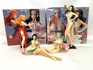 【E299】ワンピース フィギュア ナミ/ロビン/ビビ 4体セット まとめ売り セクシー 水着 チャイナドレス ONE PIECE