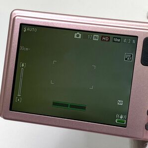 【E348】RICOH/リコー CX6 コンパクトデジタルカメラ/デジカメ ピンク系 充電器 バッテリー付き 動作確認済み bの画像5