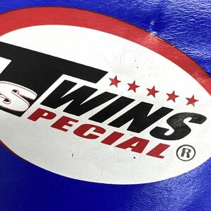 【E342】美品 TWINS SPECIALS ツインズ ボクシンググローブ 12oz ブルー 青色の画像3