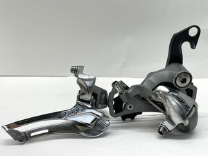 【E445】シマノ SHIMANO ティアグラ Tiagra 前後 ディレイラーセット 中古