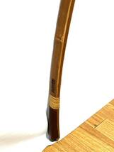 【E474】在銘あり 竹弓 弓道 和弓 全長約210cm 重さ約660g 年代物 b_画像2