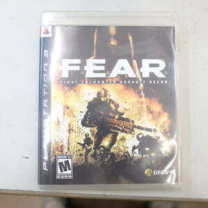 【PS3】F.E.A.R 　北米版　海外版　フィアー