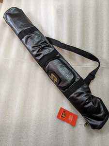  new goods Sure Play SP bat case Junior for 1 pcs ~ 2 ps storage baseball softball bag bat inserting shoulder .. imitation leather black black 