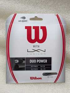 新品 ウイルソン テニス ストリング 単張 DUO POWER ALU P 125 & NXT P 16 WRZ949710 ガット 硬式テニス デュオ パワー テニスラケット