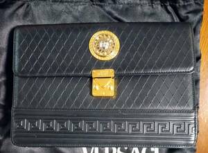 * Versace second bag clutch bag beautiful. 