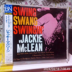 【BlueNote】Jackie Mclean / Swing Swang Swingin' 日本盤帯付き