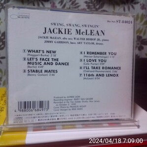 【BlueNote】Jackie Mclean / Swing Swang Swingin' 日本盤帯付きの画像2