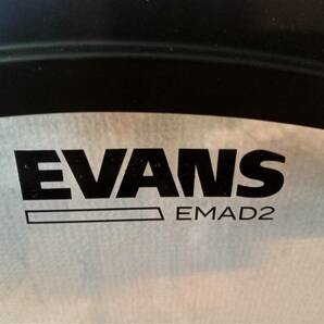 バスドラムヘッド26インチ EVANS EMAD2 クリア 送料無料の画像2