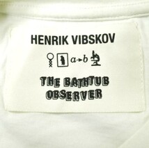 HENRIK VIBSKOV ヘンリックヴィブスコフ グラフィックプリントクルーネックTシャツ S ホワイト 半袖 トップス g15952_画像3