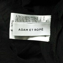 ADAM ET ROPE アダムエロペ 22AW ふくれジャカードキャミワンピース GAE22040 Free ブラック ロング ドレス トップス g16447_画像8