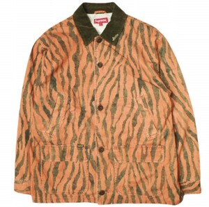 SUPREME シュプリーム 21SS Barn Coat タイガーストライプ バーンコート L Tiger Stripe オレンジ カバーオール ジャケット s18588