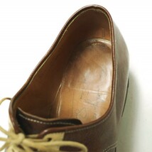 SONOMITSU そのみつ Blucher Plain Toe Cordovan コートバンプレーントゥシューズ S900-14M 24 1/2 Brown × Natural 定価96,800円 g16392_画像7