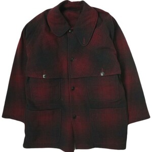 COMOLI コモリ 21AW 日本製 ナッピングウールチェックマッキノウクルーザー U03-04007 2 RED CHECK ジャケット ブルゾン アウター g16529