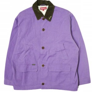 SUPREME シュプリーム 21SS Barn Coat バーンコート L Dusty Purple カバーオール ジャケット アウター s18591