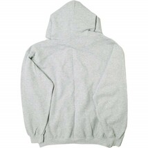 新品 GILDAN ギルダン Heavy Blend 8.0 oz Hooded Sweatshirt 裏起毛 スウェットプルオーバーパーカー L グレー トップス g16379_画像2