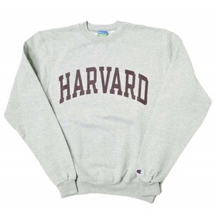 新品 Champion チャンピオン US企画 ECO FLEECE HARVARD SWEATSHIRTS 裏起毛 ハーバード大学カレッジスウェット CS1220930 S グレー g16354