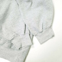 新品 GILDAN ギルダン Heavy Blend 8.0 oz Hooded Sweatshirt 裏起毛 スウェットプルオーバーパーカー L グレー トップス g16379_画像5