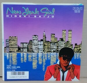 ７インチ■西城秀樹 / NEW YORK GIRL■RHS-282■GEORGE DUKE シングル/EP