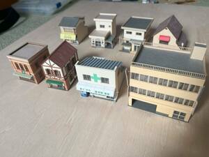  N gauge size structure building group paper craft final product ..