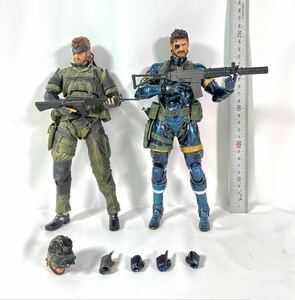 【売り切り】【中古品】 METAL GEAR SOLID メタルギアソリッド スネーク アクションフィギュア 2点 まとめ売り MGS アクション フィギュア