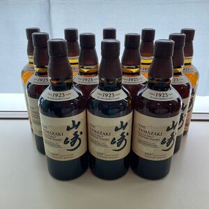 サントリー 山崎 NV 700ml シングルモルト ウイスキー whisky 12本　100周年記念蒸溜所ラベル