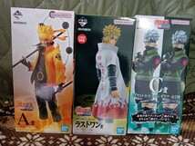 NARUTO-ナルト-一番くじ 疾風伝 紡がれる火の意志 フィギュア　A賞 C賞 ラストワン賞　ナルト カカシ ミナト フィギュア_画像1