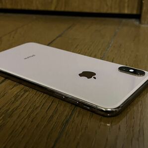 Apple iPhoneXs MAX 256GB ゴールド SIMフリー 最大容量89% ★ガラス割れあり★の画像6