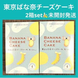 【東京限定】東京ばな奈 チーズケーキ 「見ぃつけたっ」 2箱セット 未開封発送 ショッパーOK