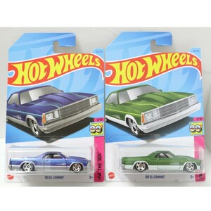 '80 シボレー エルカミーノ/青 緑/ホットウィール/Hotwheels/1980 Chevrolet EL CAMINO/Blue Green/