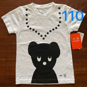 グラニフ Tシャツ ディック・ブルーナ ブラック・ベア 110