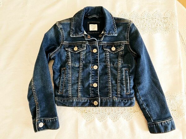 新品　GAP　Kids　ギャップ　キッズ　子供　デニム　ジャケット　120 　デニムジャケット　Gジャン