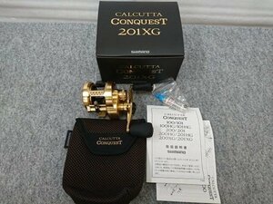 @【中古】 シマノ カルカッタコンクエスト 201XG ベイトリール CALCUTTA CONQUEST