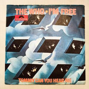 ◆69年 ドイツORG◆ THE WHO / I'M FREE / TOMMY CAN YOU HEAR ME ◆貴重ジャケット付き