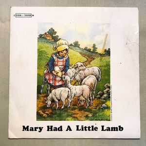 ◆フランスORG◆ WINGS / MARY HAD A LITTLE LAMB ◆貴重ジャケット付き/PAUL McCARTNEY