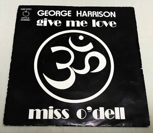 ◆イタリアORG◆ GEORGE HARRISON / GIVE ME LOVE ◆貴重ジャケット付き