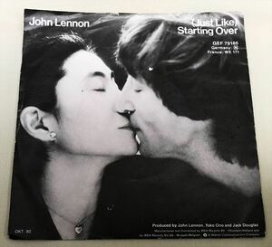 ◆オランダORG◆ JOHN LENNON / (JUST LIKE) STARTING OVER ◆