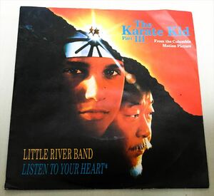 ◆EU ORG◆ KARATE KID III / ベストキッド3 / サントラEP ◆LITTLE RIVER BAND/LISTEN TO YOUR HEART