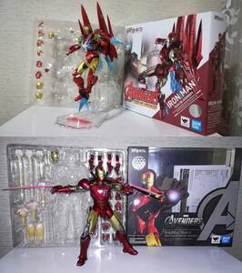 2点 フィギュアーツ アイアンマン (テック・オン アベンジャーズ) マーク６ BATTLE DAMAGE EDITION