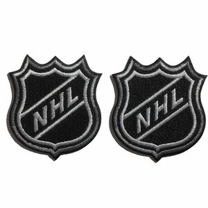 NHL ロゴ ミニサイズ （約５cm）ワッペン ２枚セット