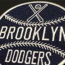 MLB ブルックリン・ドジャース　ラウンド　ワッペン_画像2
