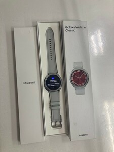 ギャラクシー スマートウォッチ Galaxy Watch6 Classic　 シルバー　ほぼ新品 SAMSUNG